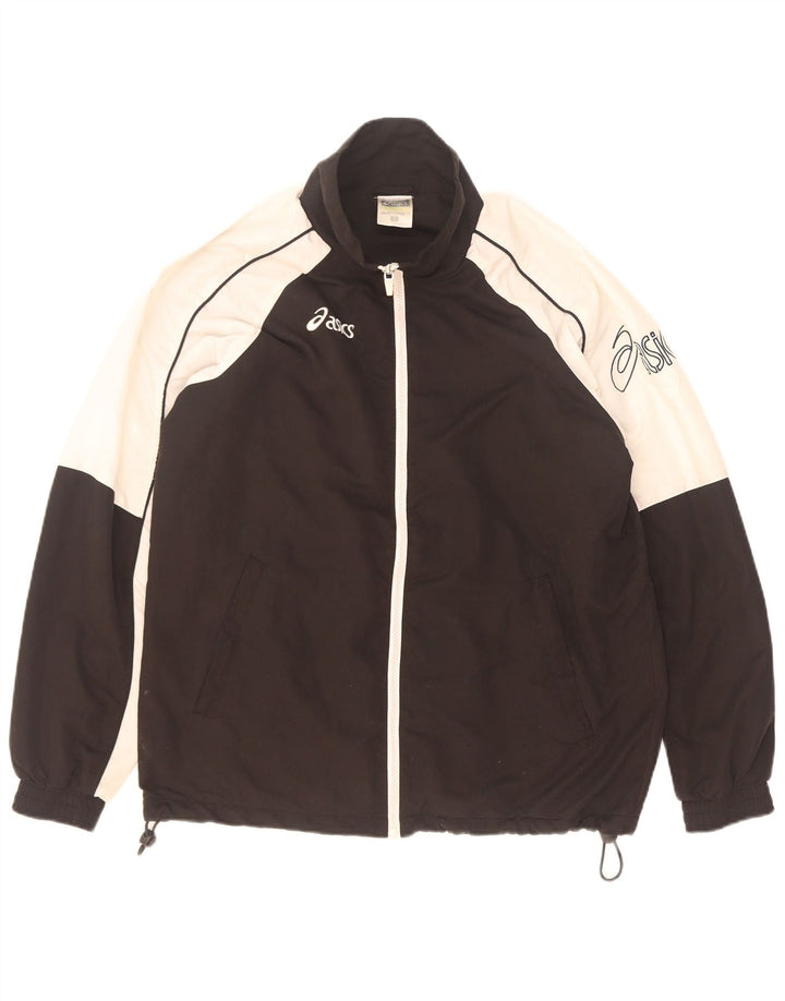Asics Herre grafisk træningsdragt Top jakke Lille sort Colourblock Polyester
