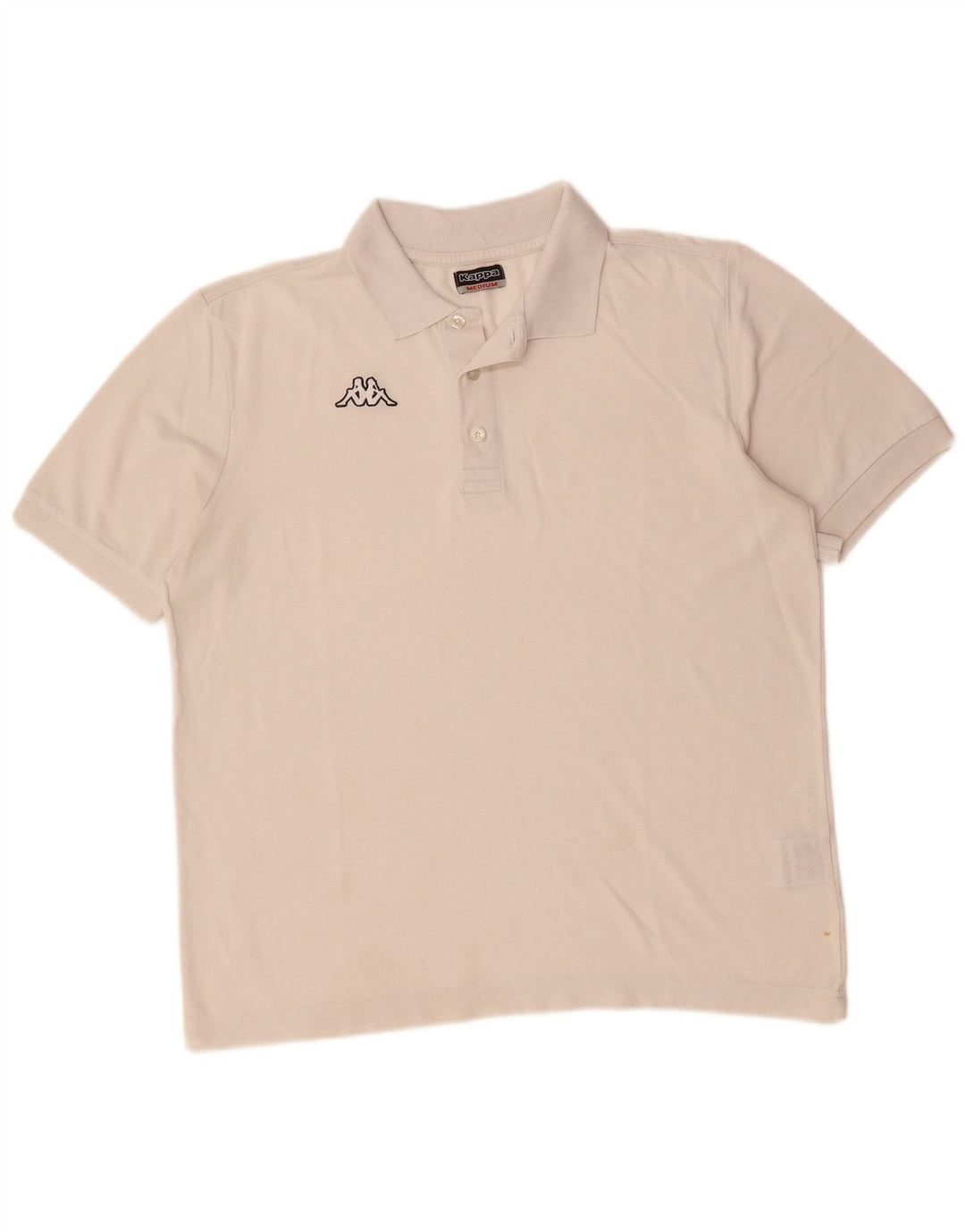Kappa herre poloshirt Medium hvid bomuld