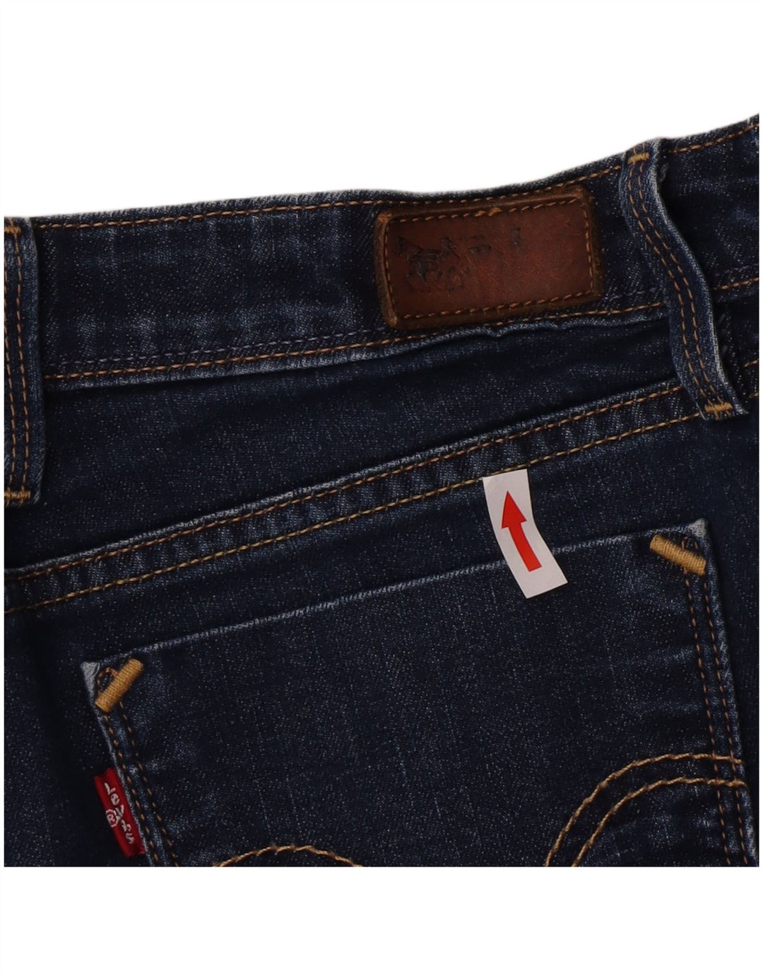 Levi's Dame 629 Bootcut Jeans W32 L30 Marineblå Bomuld