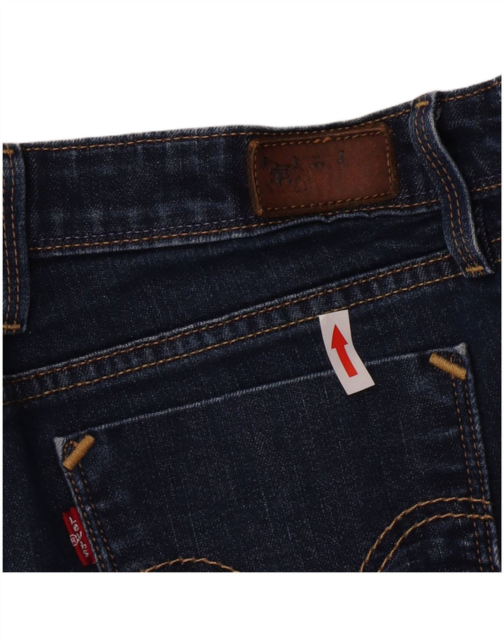 Levi's Dame 629 Bootcut Jeans W32 L30 Marineblå Bomuld