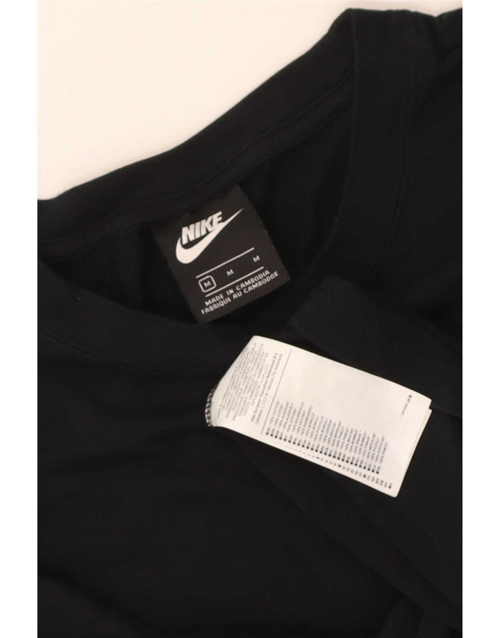 Nike T-shirt top mellem sort bomuld til mænd
