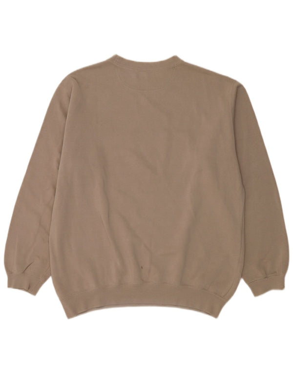 Champion Herre Grafisk Sweatshirt Jumper XL Beige