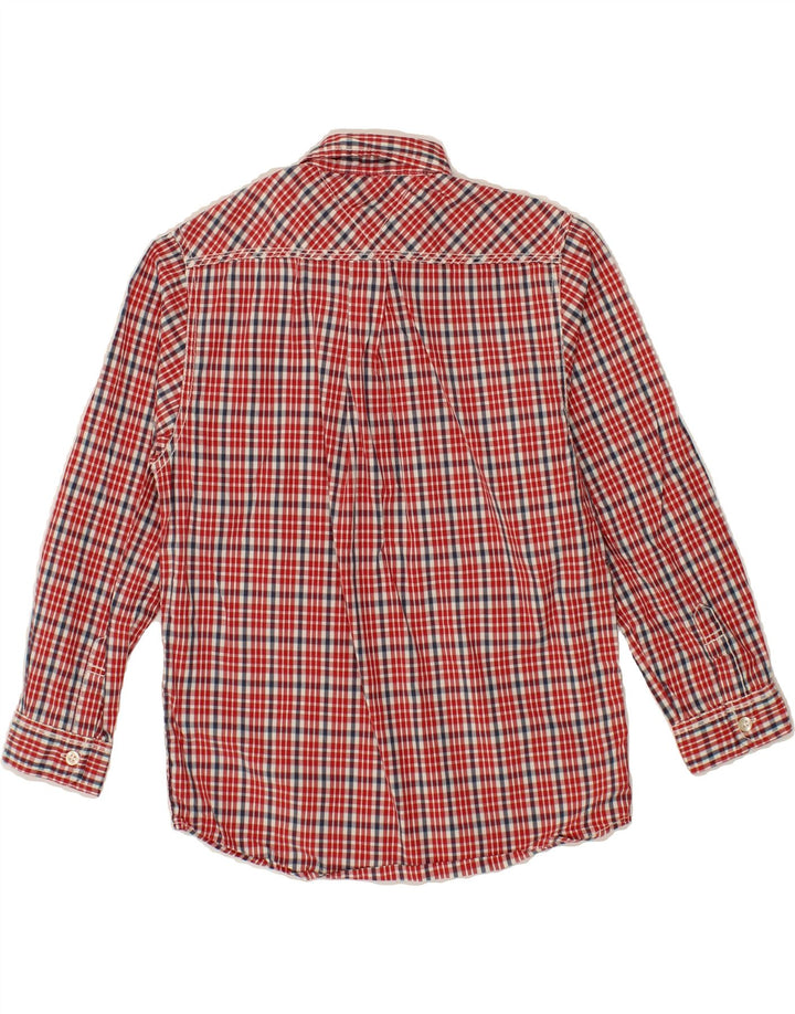 TOMMY HILFIGER Boys Shirt 6-7 Years Red Check Cotton Vintage Tommy Hilfiger and Second-Hand Tommy Hilfiger from Messina Hembry 