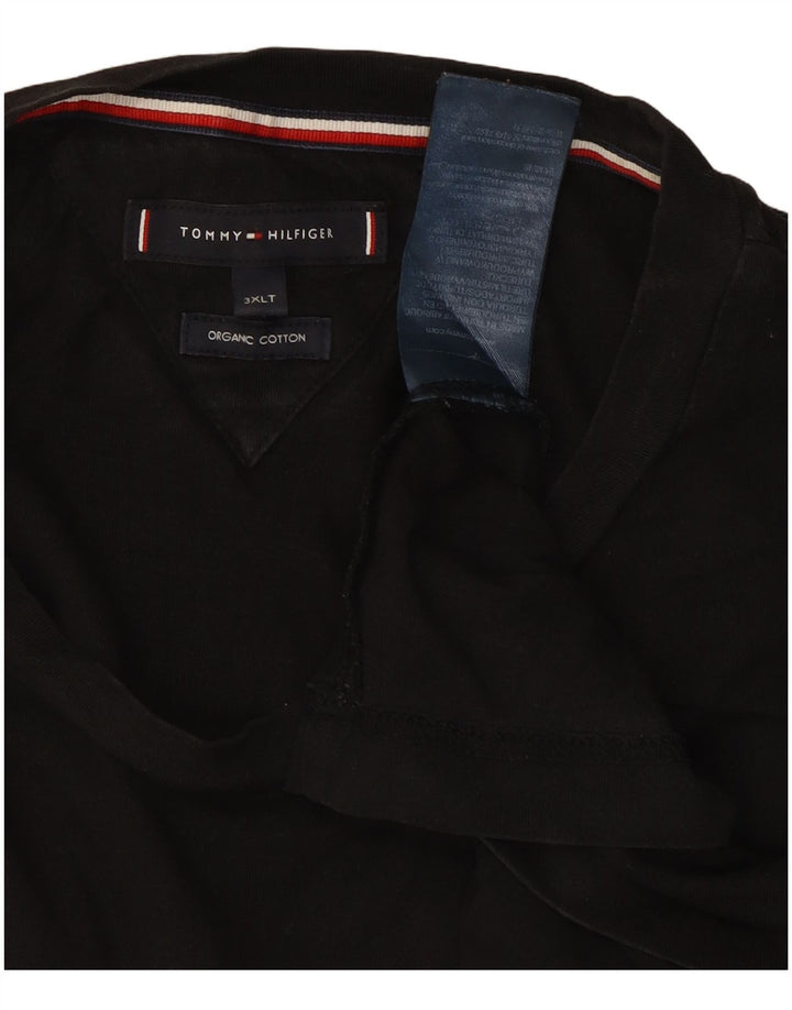 TOMMY HILFIGER Herre grafisk T-shirt top 3XL sort bomuld
