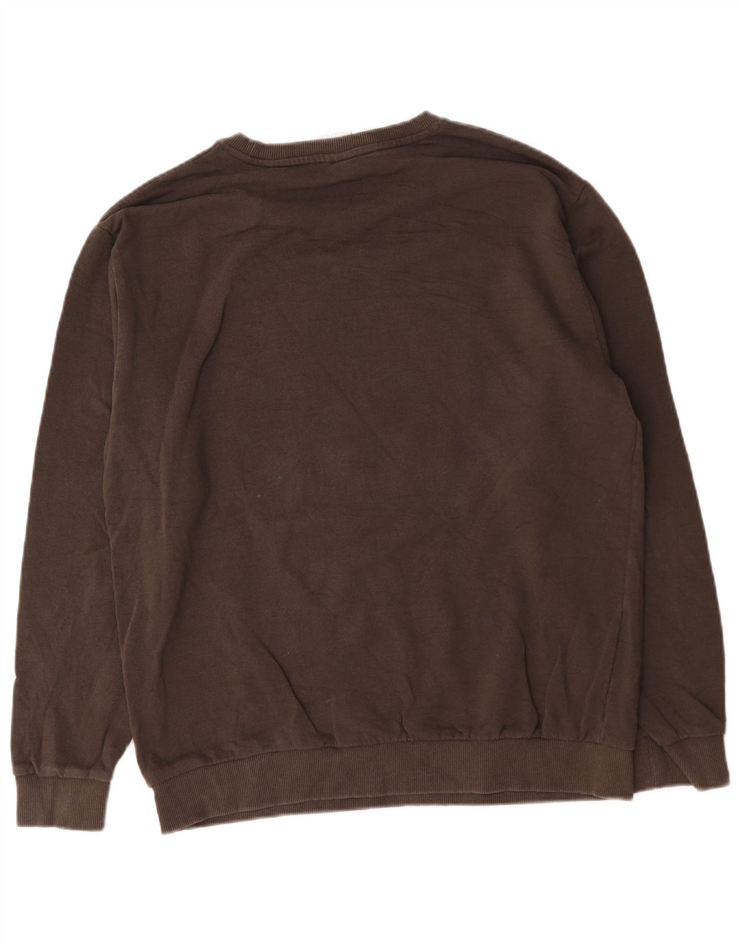 Zara Herre Grafisk Sweatshirt Jumper XL Brun Bomuld