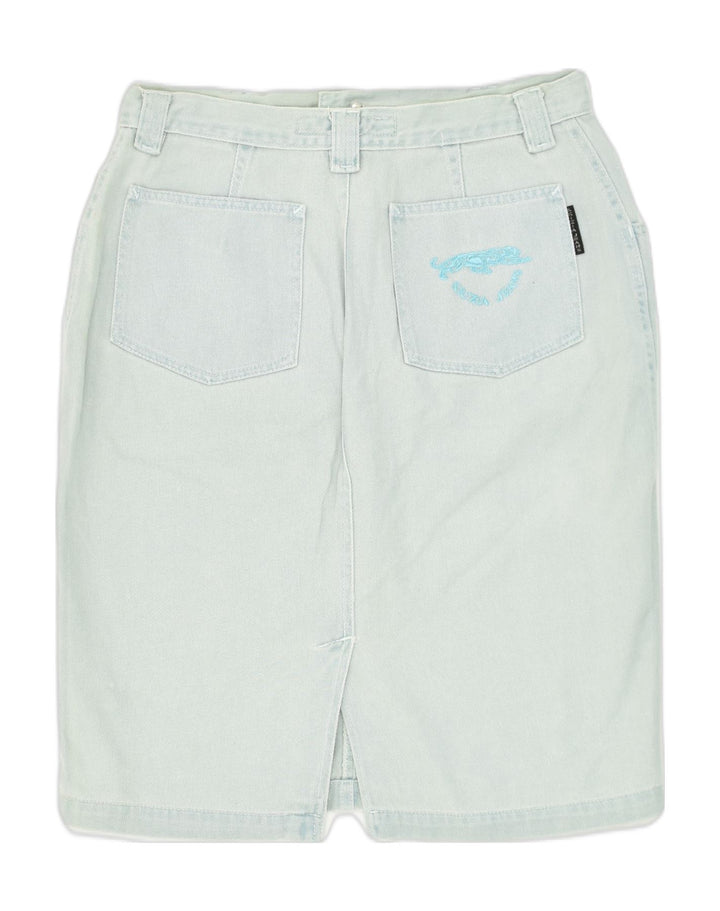 KRIZIA Womens Denim Skirt W32 Large  Blue Cotton | Vintage Krizia | Thrift | Second-Hand Krizia | Used Clothing | Messina Hembry 