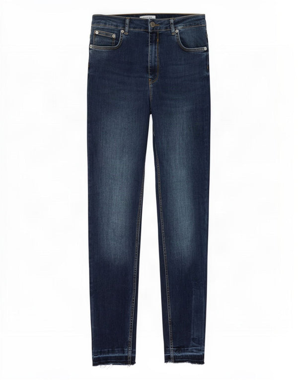 Zara Womens High Rise Skinny Jeans EU 40 Medium W30 L28 Navy Blue