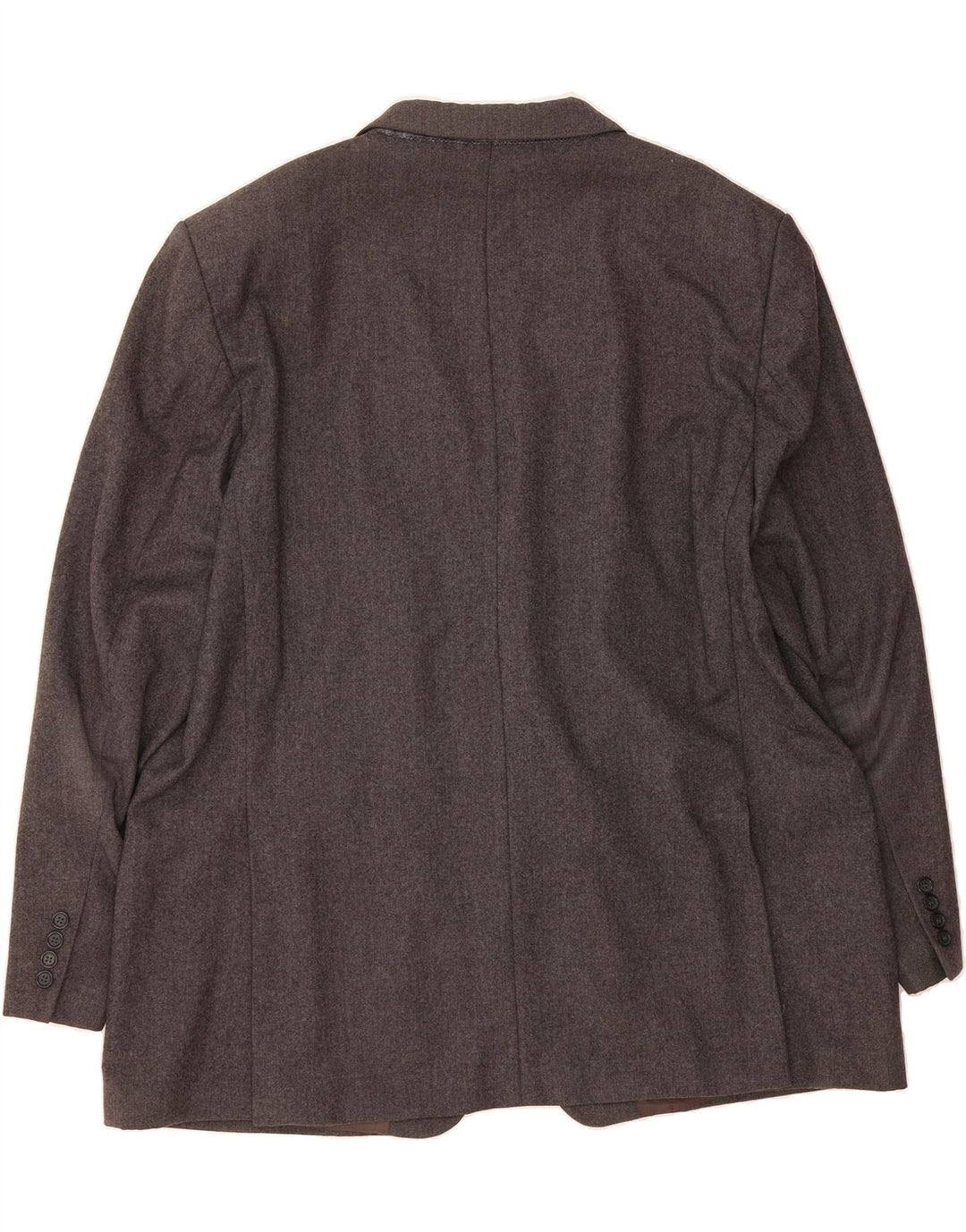 DANIEL HECHTER Mens 3 Button Blazer Jacket UK 44 2XL Grey Virgin Wool Vintage Daniel Hechter and Second-Hand Daniel Hechter from Messina Hembry 