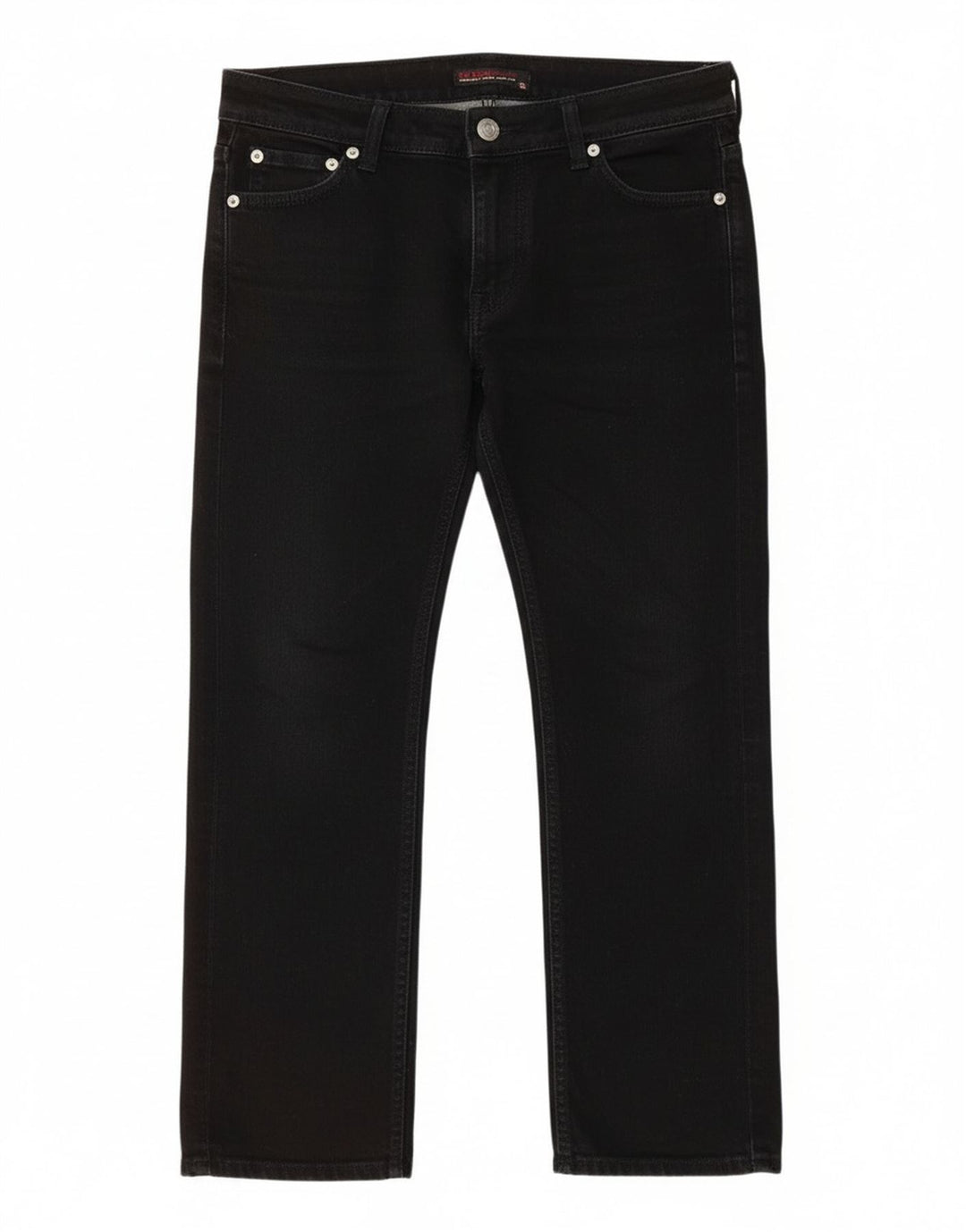 Guess Womens Cropped Jeans W28 L23 Sort bomuld