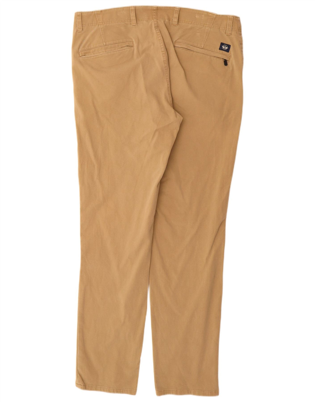 DOCKERS Slim Chino Bukser til mænd W36 L32 Beige Bomuld