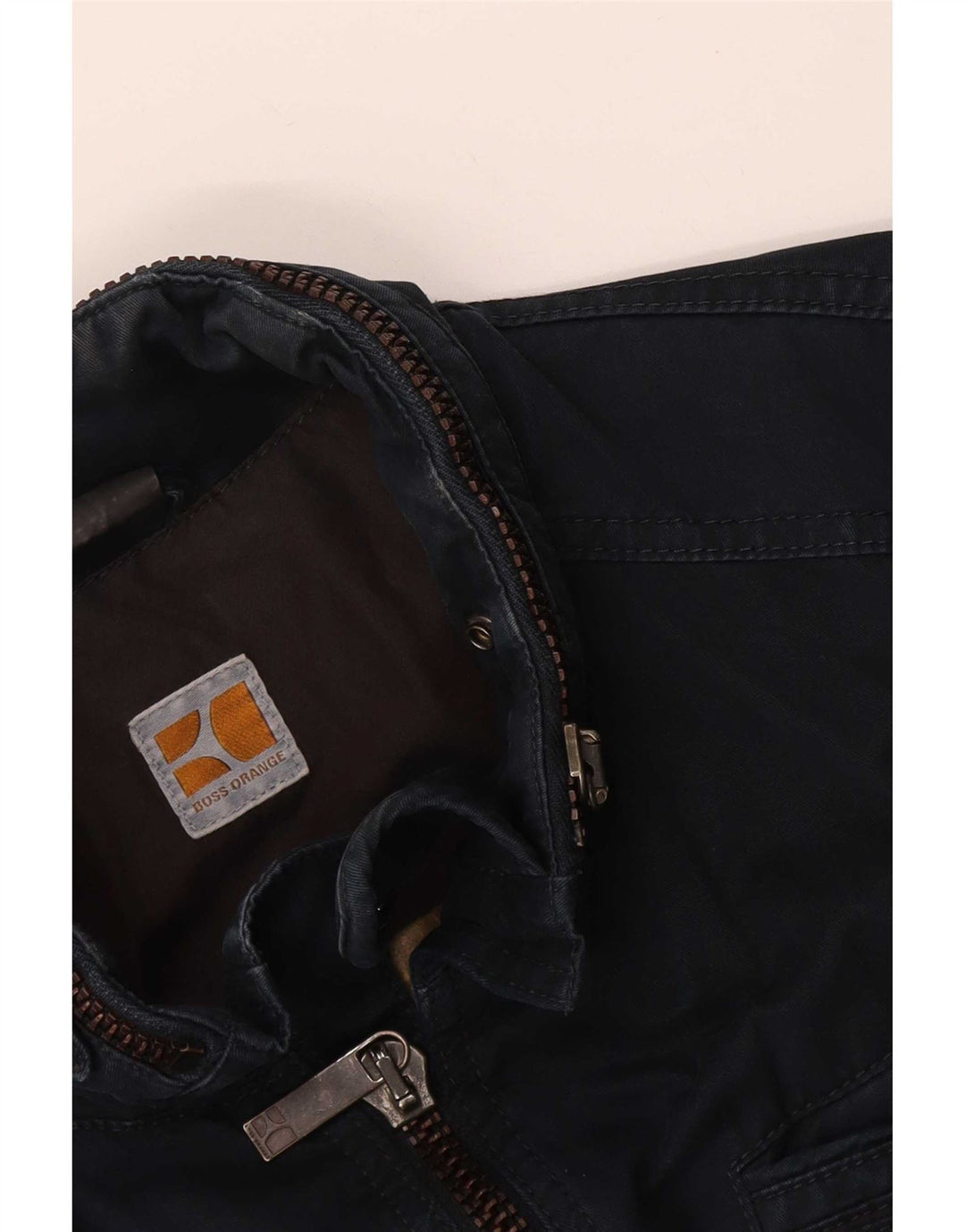 Hugo Boss Herre Hooded Utility Jacket UK 38 Medium Navy Blue