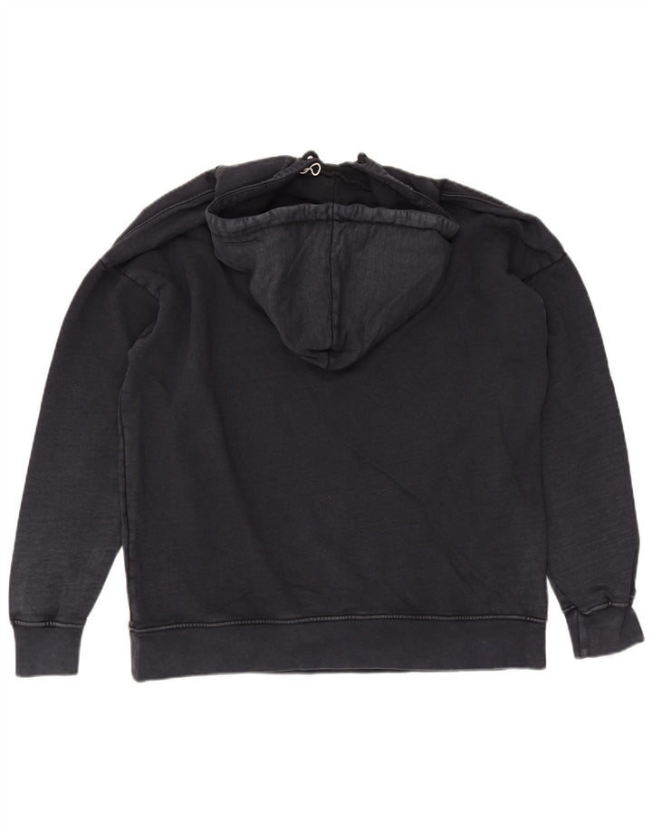 SOCCX Grafisk hættetrøje til mænd UK 42 Stor sort bomuld