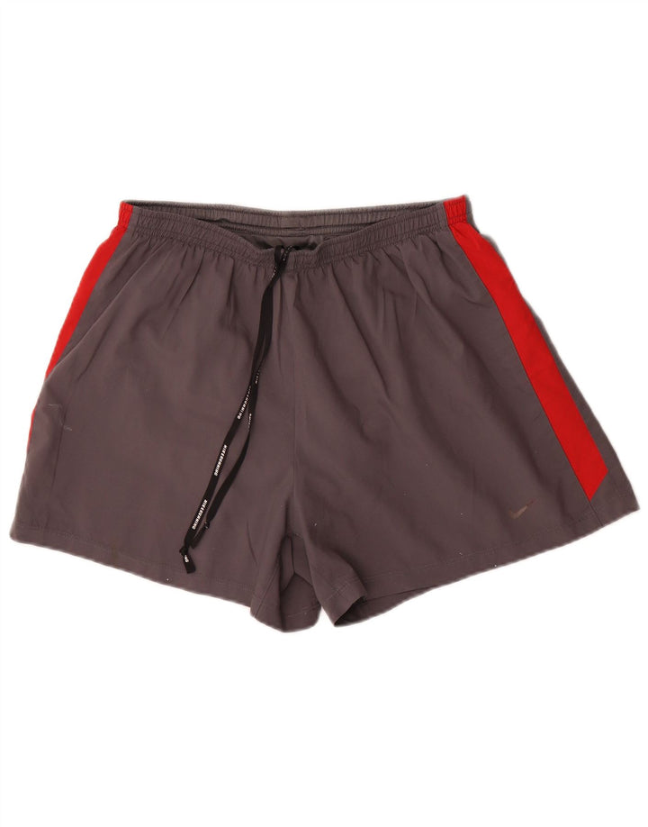 Nike Herre Dri Fit Sportshorts Medium Grey Colourblock