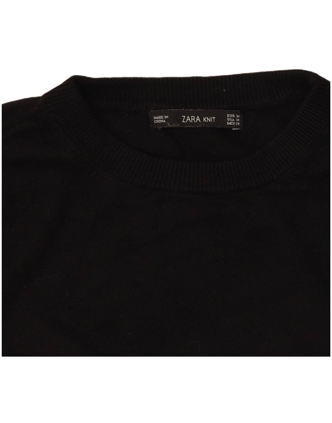 Zara Dame Jumper Sweater UK 12 Medium Sort