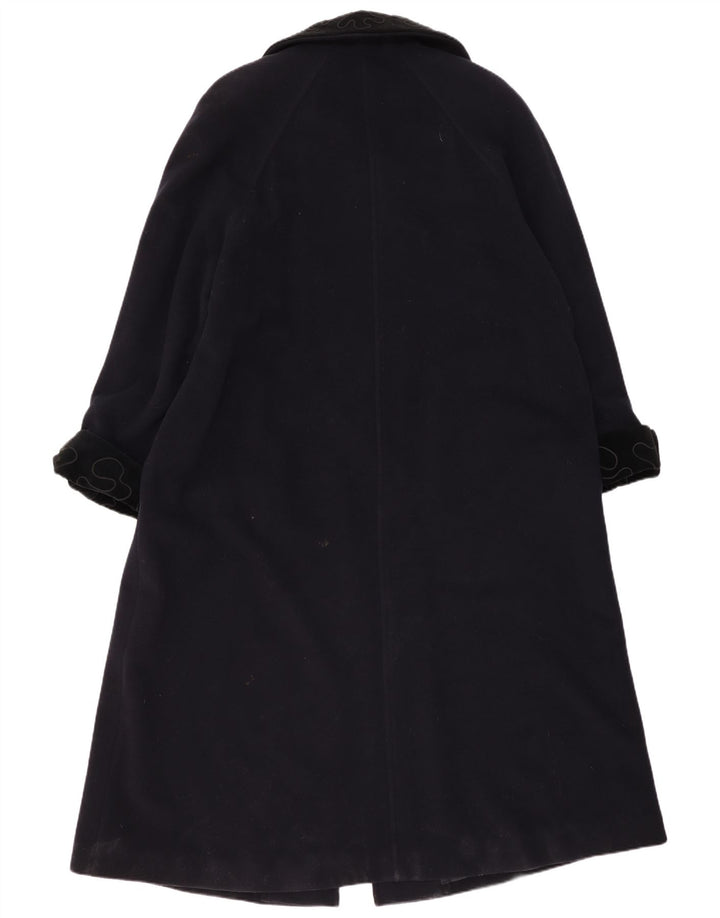 Admyra Dame Oversized Overfrakke UK 18 XL Marineblå Uld