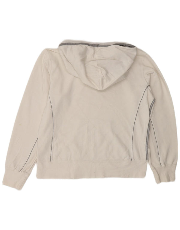 Champion Womens Heritage Classics Hoodie Jumper UK 16 Large White Bomuld