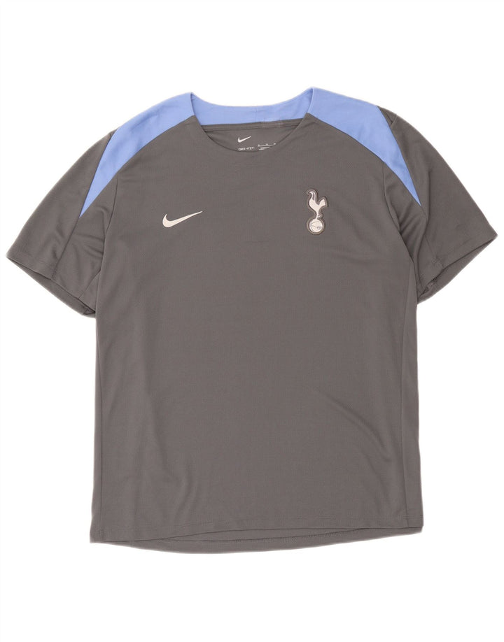 Nike Herre Dri Fit T-shirt Top XL Grå Colourblock Polyester