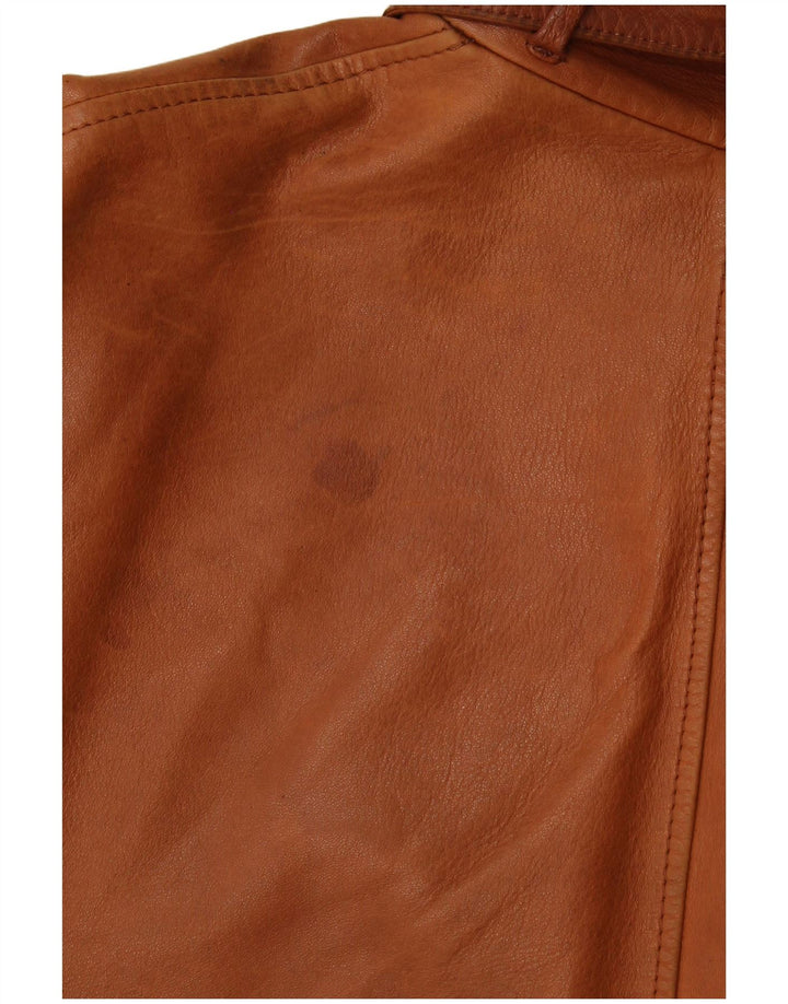 Vintage herre læderjakke UK 38 Medium Brown