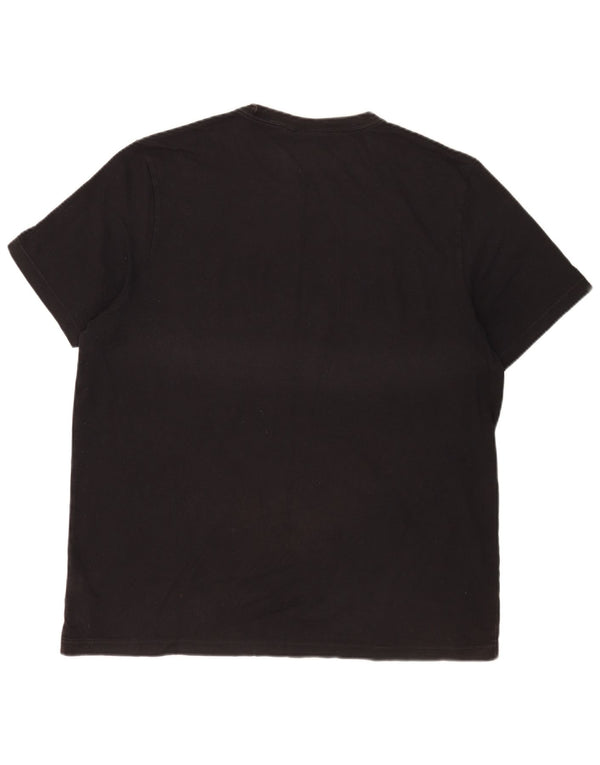 Adidas Herre grafisk T-shirt langærmet XL sort bomuld