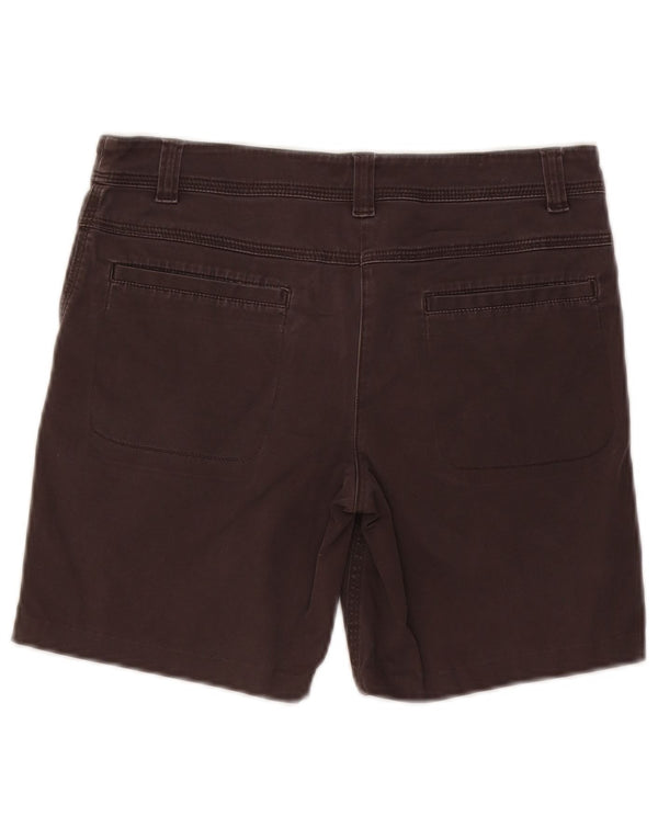Vintage chinoshorts til kvinder W28 mellemgrå bomuld