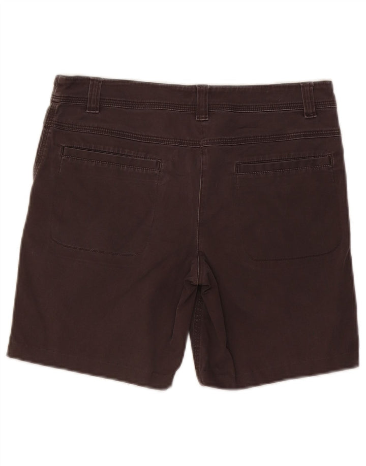 Vintage chinoshorts til kvinder W28 mellemgrå bomuld