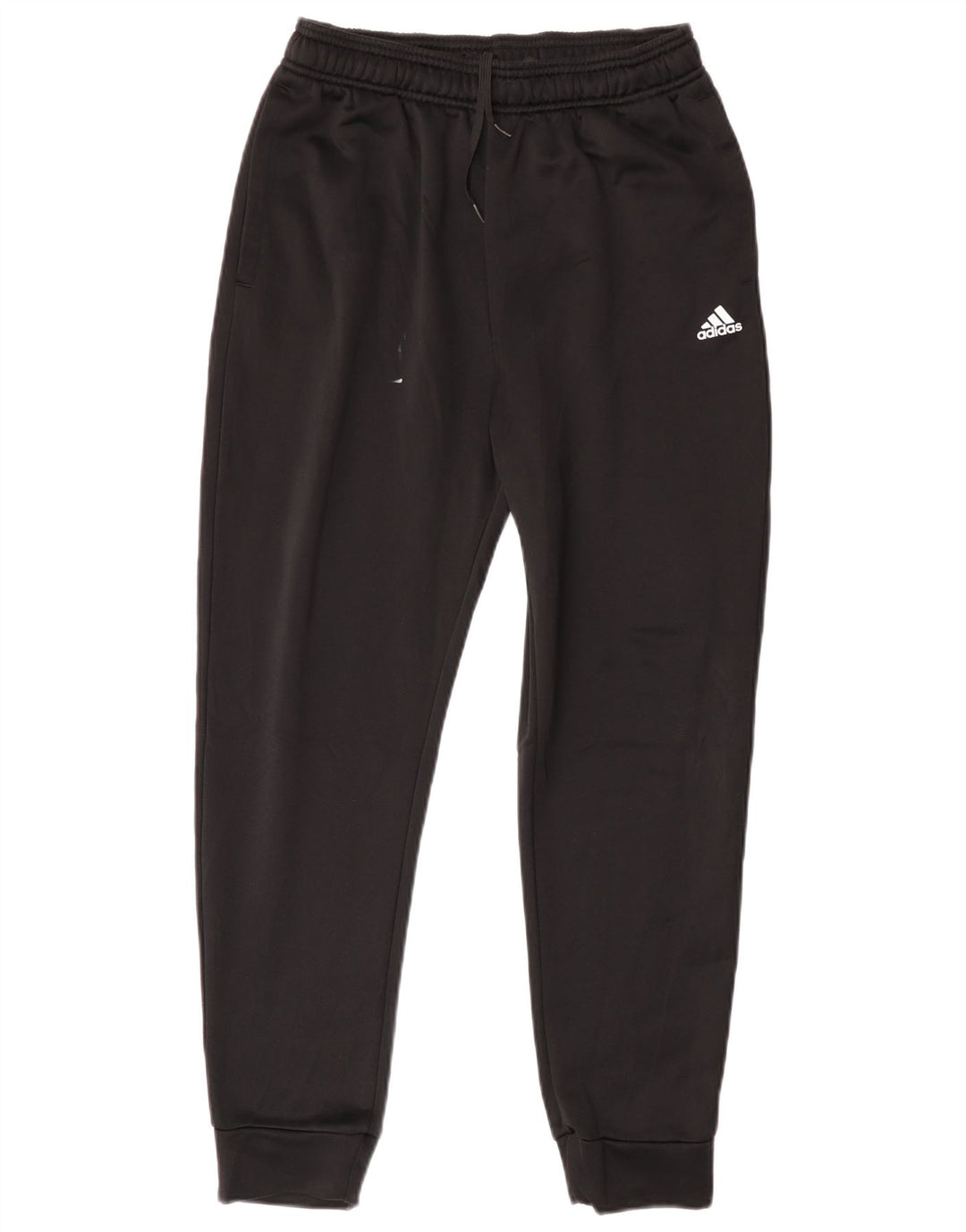 Adidas Drenge Træningsdragt Bukser Joggers 12-13 År Sort Polyester
