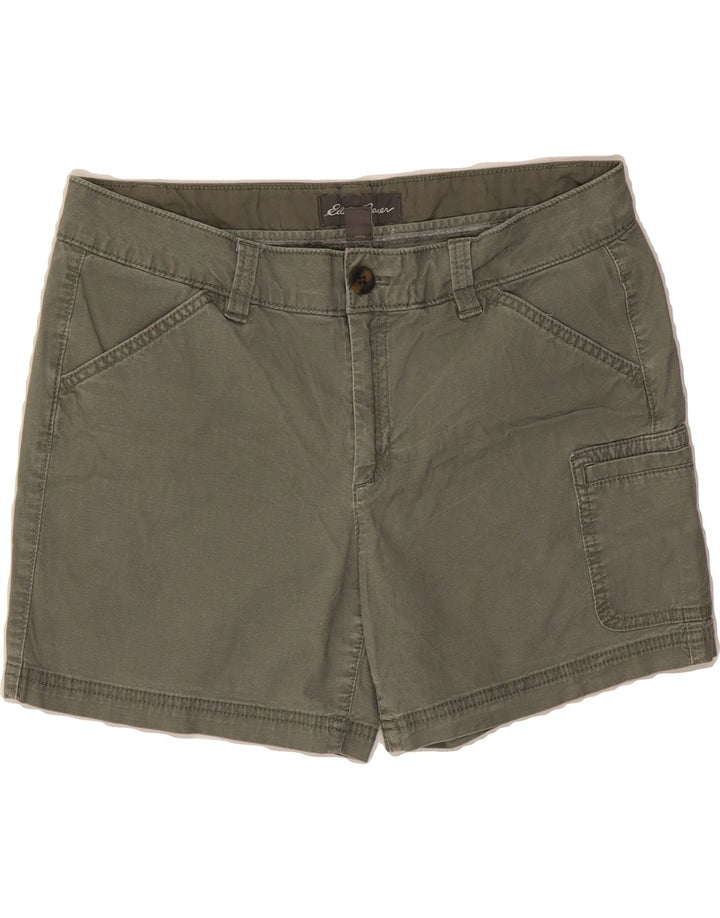 EDDIE BAUER Womens Cargo Shorts US 10 Large W32  Khaki Cotton Vintage Eddie Bauer and Second-Hand Eddie Bauer from Messina Hembry 