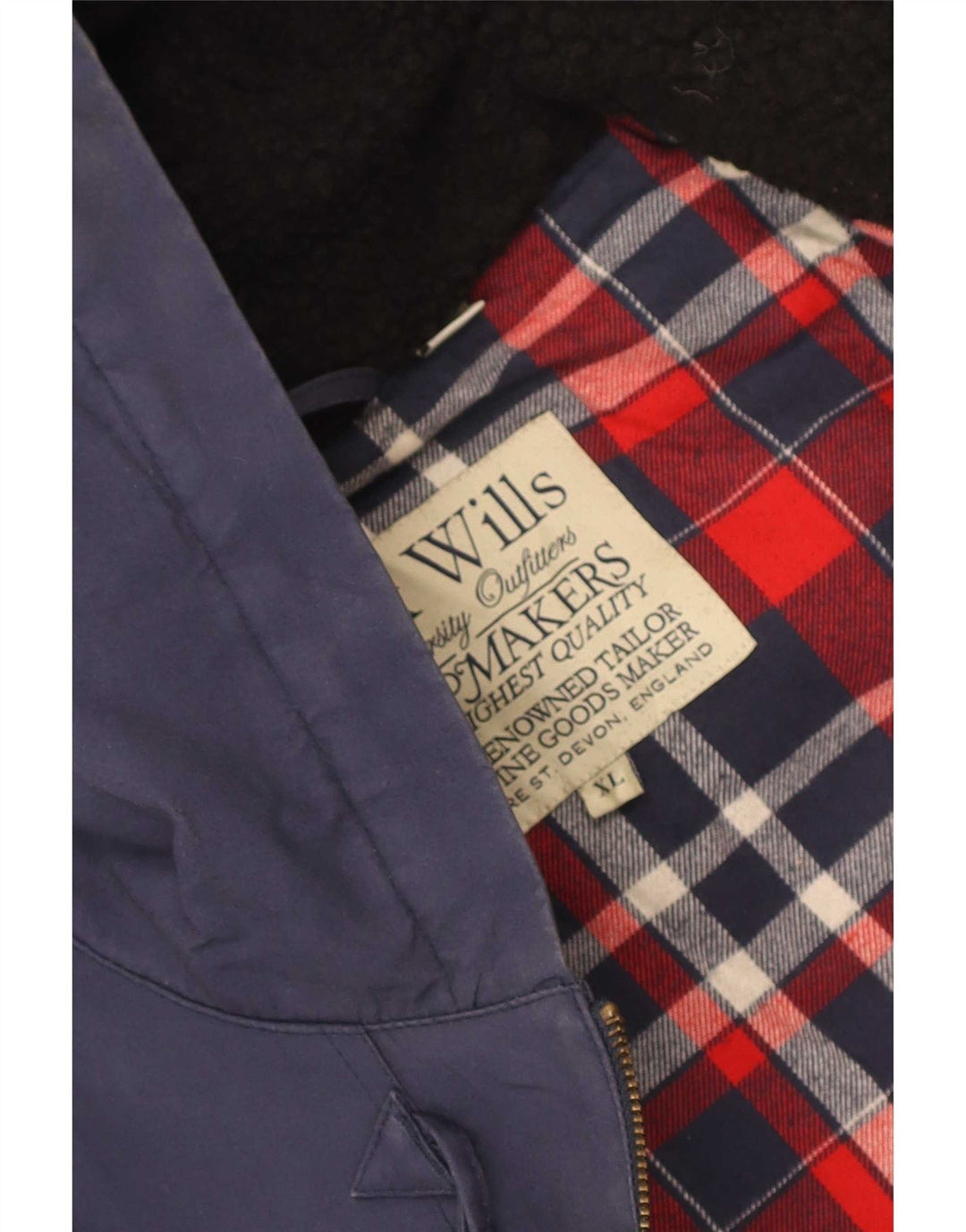 Jack Wills Herre Hooded Duffel Coat UK 42 XL Navy Blue