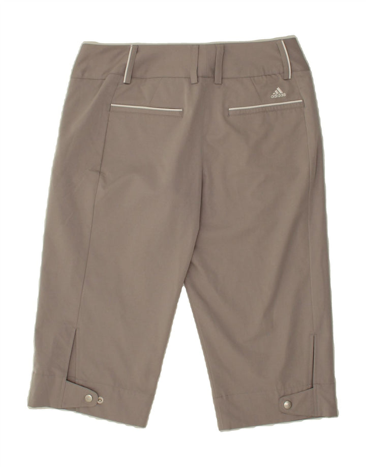 ADIDAS Womens Bermuda Shorts US 8 Medium W34  Grey Polyester Vintage Adidas and Second-Hand Adidas from Messina Hembry 
