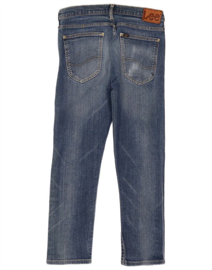 Lee Dame Luke Slim Jeans W32 L28 Blå Bomuld