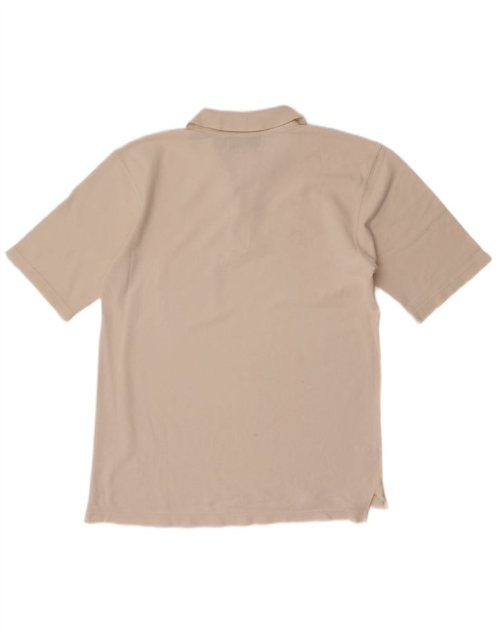 Barbour herre polo shirt stor off white bomuld