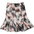 VINTAGE Womens A-Line Skirt IT 44 Medium W32  Black Tie Dye Vintage Vintage and Second-Hand Vintage from Messina Hembry 