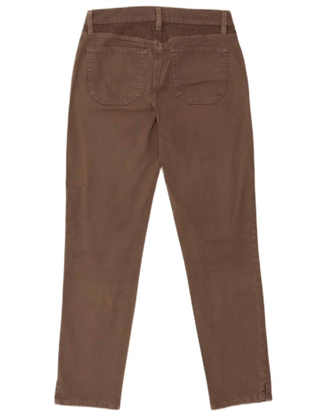 JECKERSON Dame Slim Casual Bukser W30 L27 Brun Bomuld