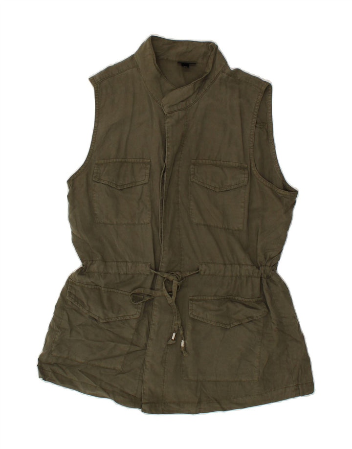 MOSSIMO Womens Sleeveless Shirt UK 16 Large Khaki Vintage Mossimo and Second-Hand Mossimo from Messina Hembry 