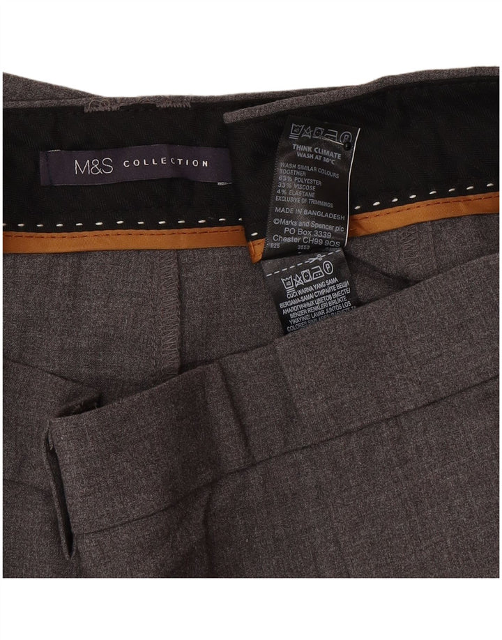 Marks & Spencer Langdragtsbukser til kvinder UK 16 Large W34 L34 Grå