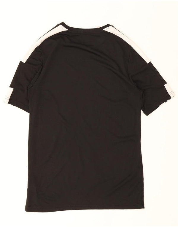 Adidas Boys Aeroready Grafisk T-Shirt Top 15-16 år Sort Colourblock