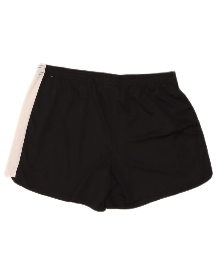 Nike sportsshorts til kvinder UK 16 Large Black Colourblock Polyester