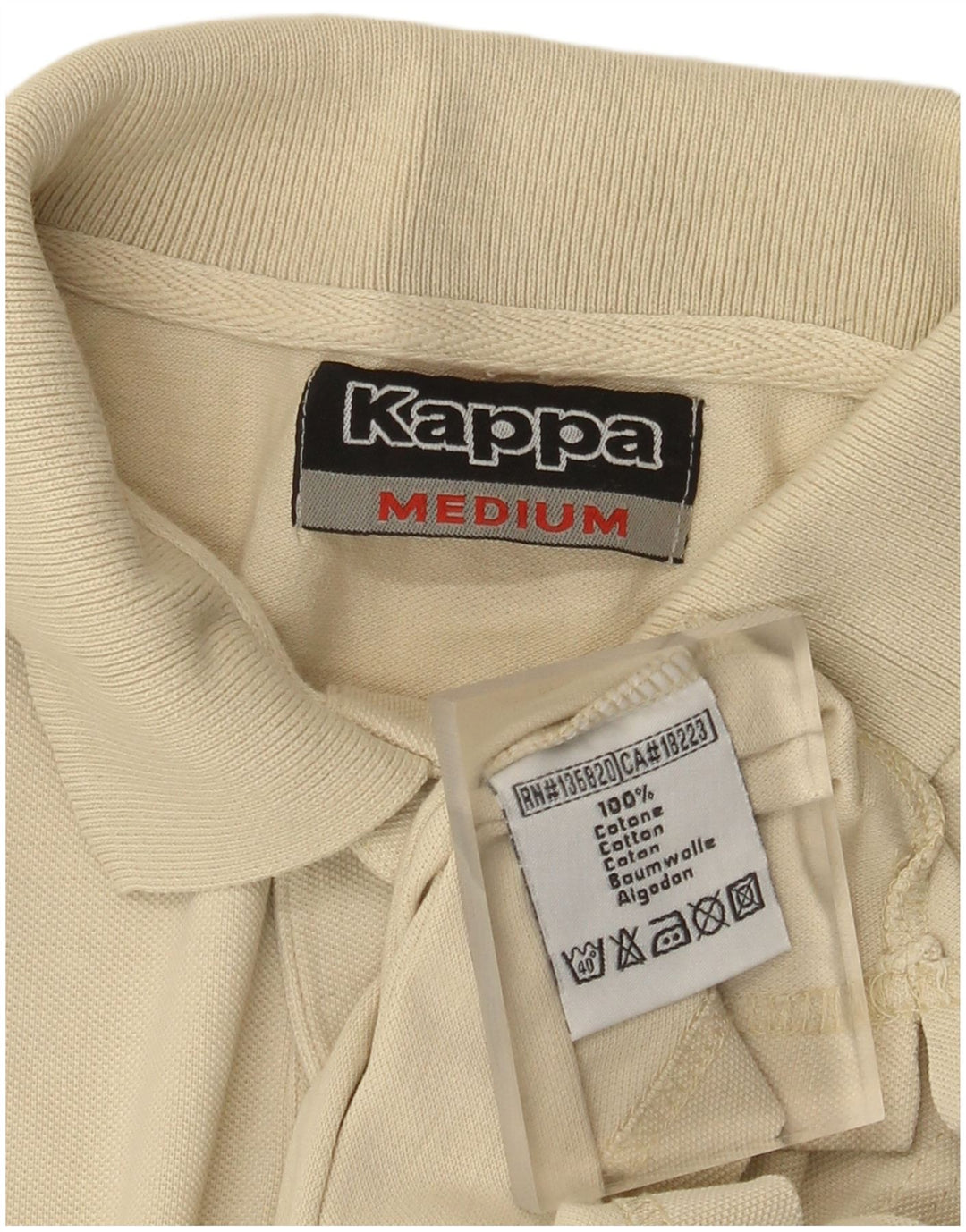 Kappa herre poloshirt Medium beige bomuld
