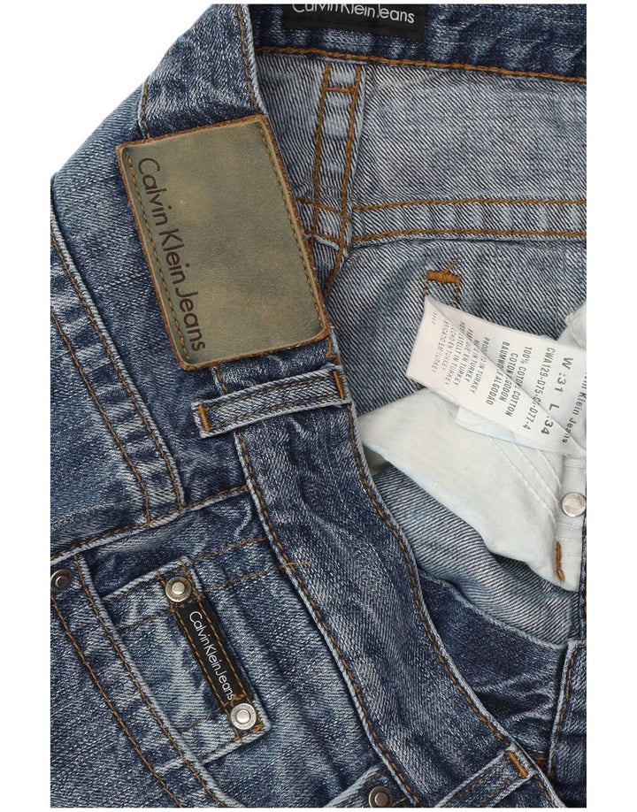 Calvin Klein Dame Bootcut Jeans W31 L30 Blå Bomuld