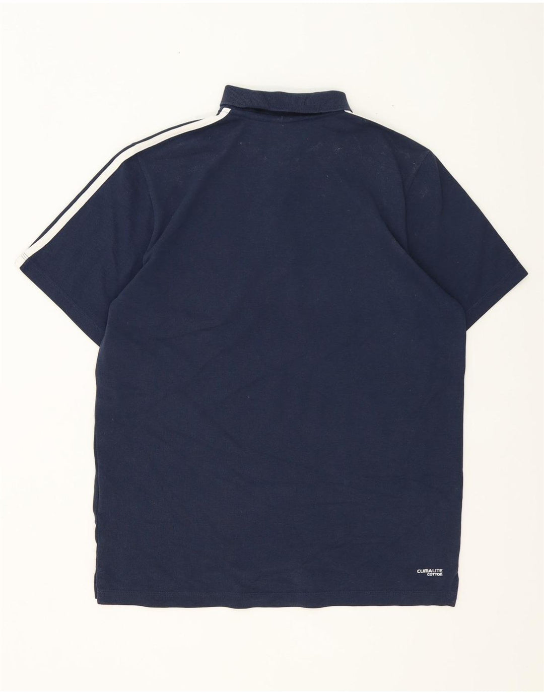 Adidas Herre Climalite Polo Shirt Stor Marineblå Bomuld