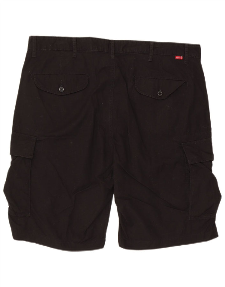 Levi's Herre Cargo Shorts W38 XL Sort Bomuld