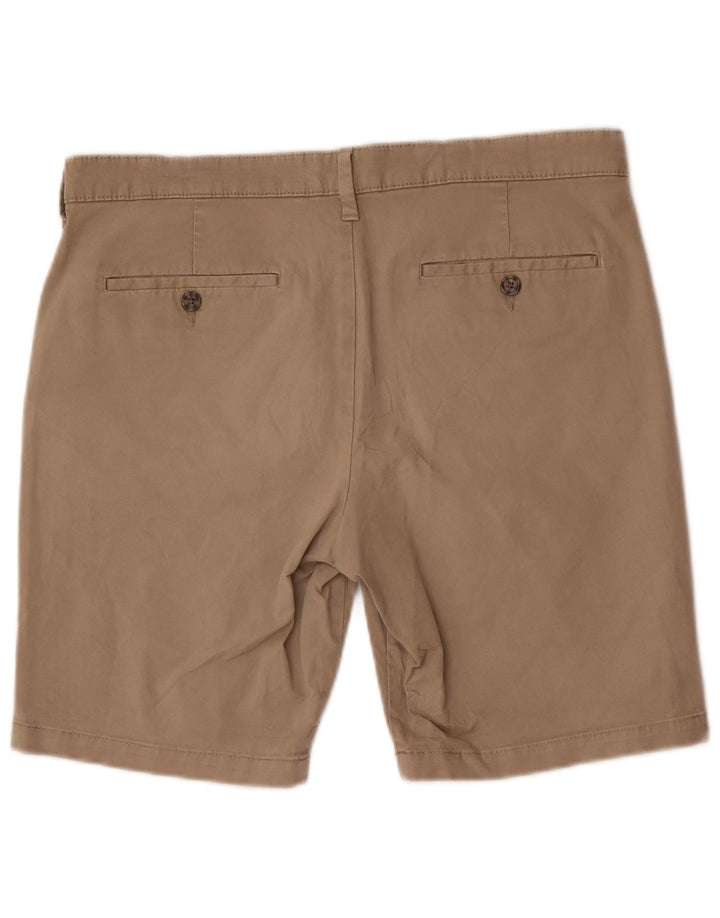 Marks & Spencer Chino Shorts til mænd W34 Stor brun bomuld
