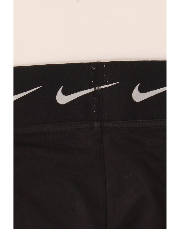 NIKE Grafiske Leggings til kvinder UK 8 Lille Sort