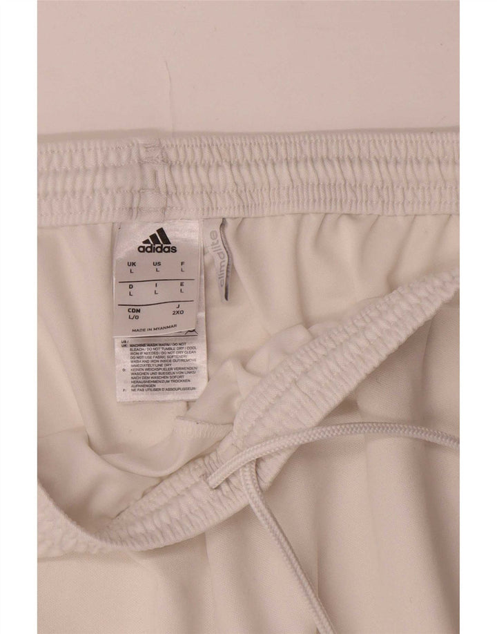 Adidas Herre Climalite Sportshorts Store hvide polyester