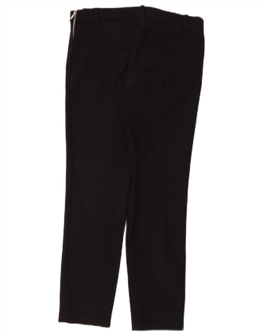 Zara Dame Slim Casual Bukser Small W27 L26 Sort