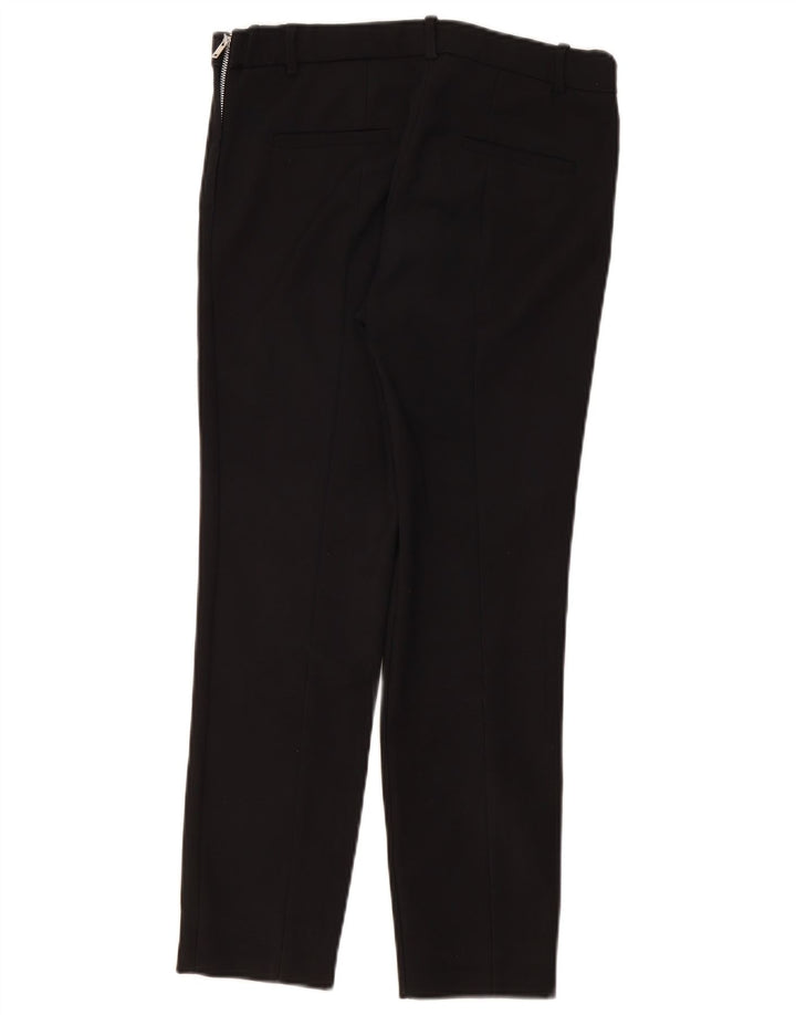 Zara Dame Slim Casual Bukser Small W27 L26 Sort