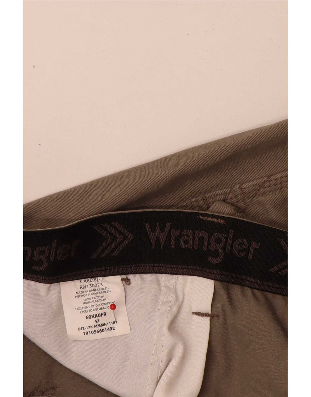 Wrangler Herre Cargo Shorts XL W42 Grå Bomuld