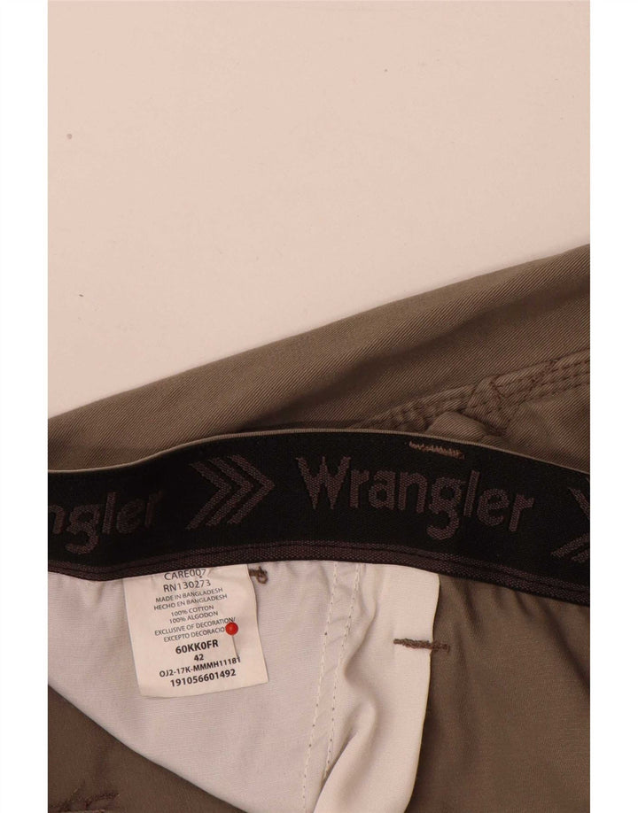 Wrangler Herre Cargo Shorts XL W42 Grå Bomuld