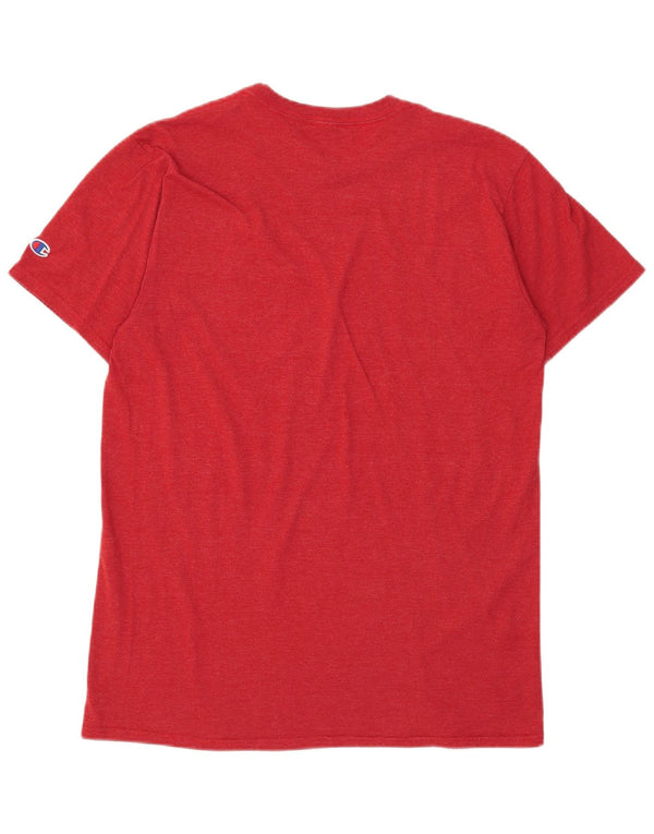 Champion Herre Oklahoma Sooners Grafisk T-Shirt Top Stor Rød