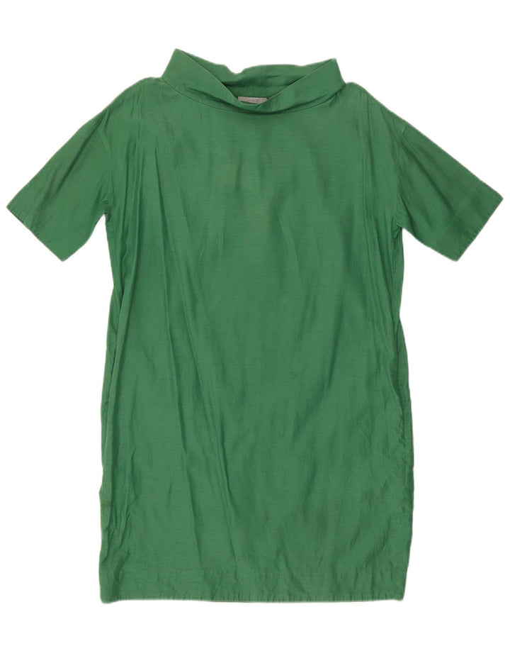Cos Dame Skede Kjole EU 38 Medium Green Cupro